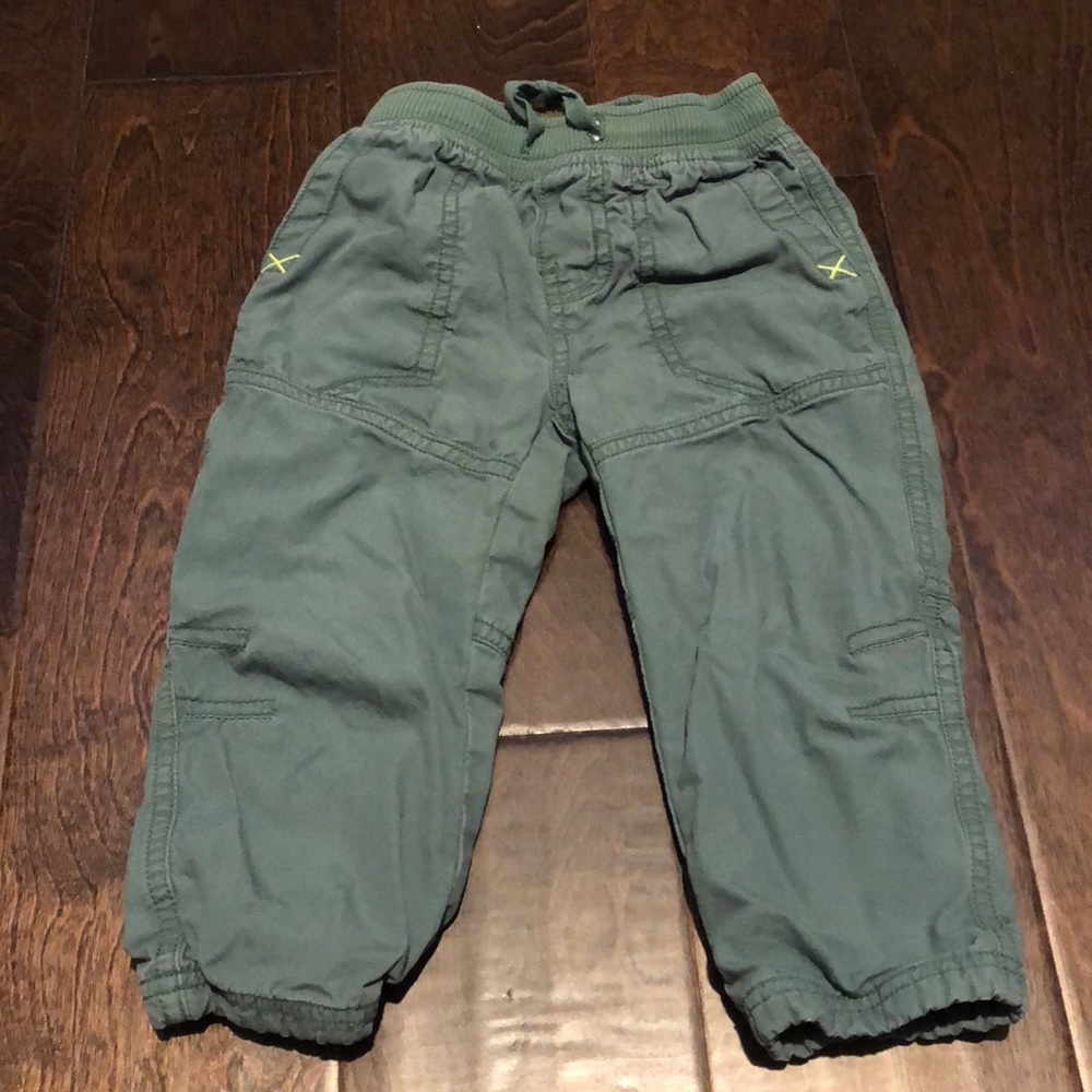 Tea collection jersey lined pants, size 2